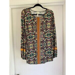 Matilda Jane Womens Moments With You At The Pumpkin Patch Top Womens Medium